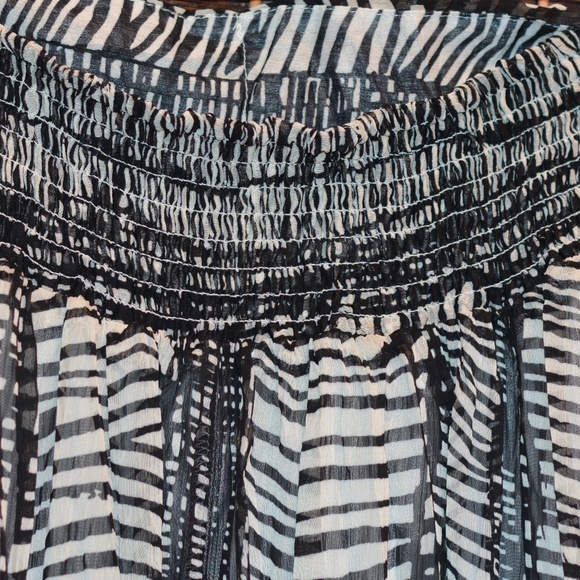 Chapter One Black White Full Skirt SZ 1X - Picture 3 of 5